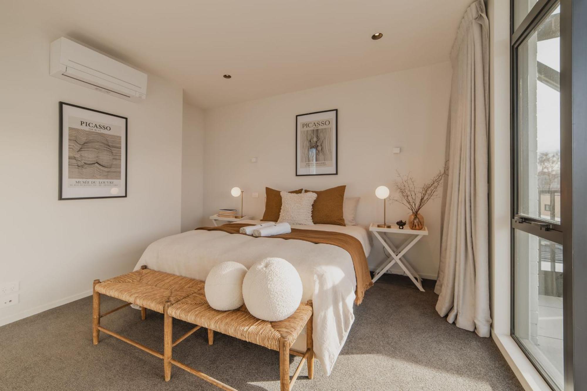 Chic And Contemporary Living At Cambridge Terrace Villa Christchurch Eksteriør bilde